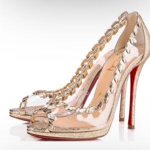 Christian Louboutin Hargaret PVC heels
RETAIL 995